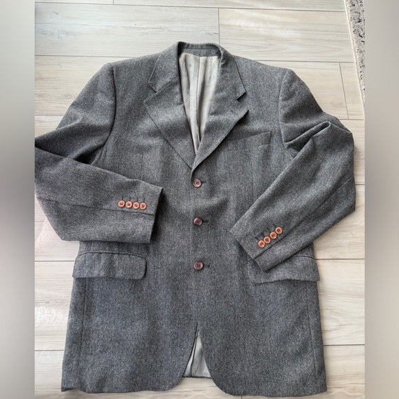Dior Charcoal Gray Blazer